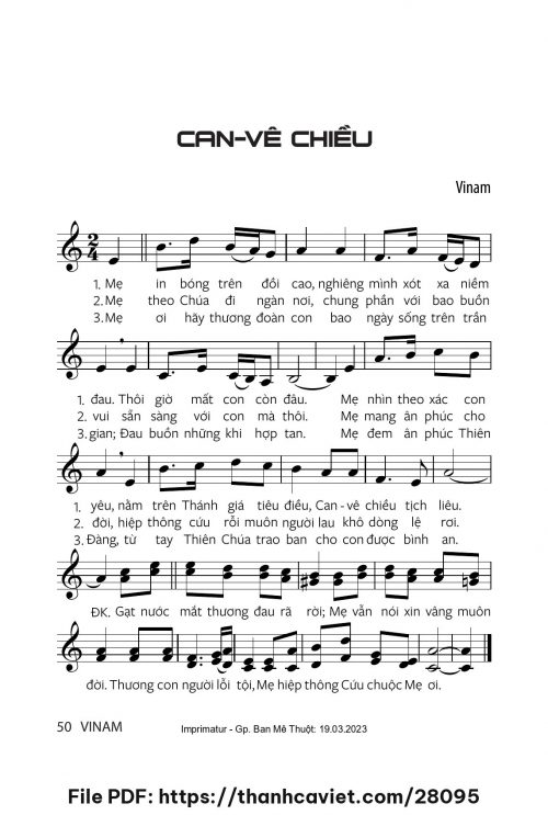 Canvê chiều - Vinam - trang 1
