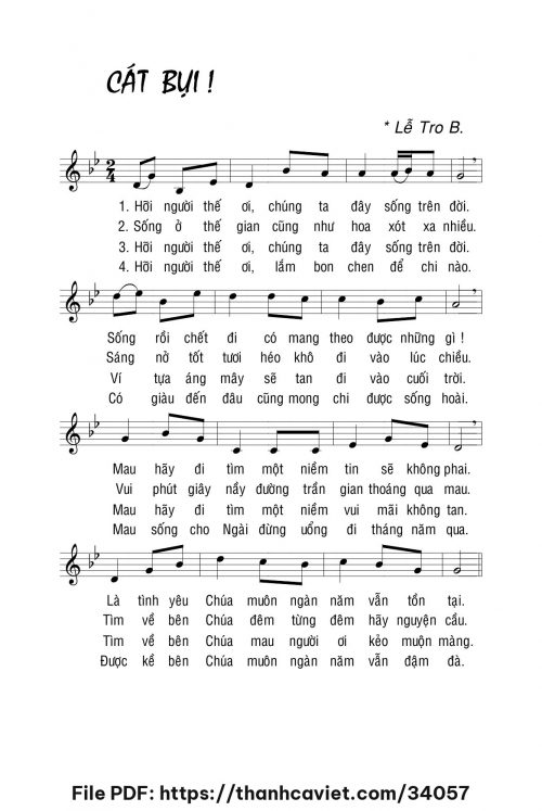 Cát bụi - Lm. La Thập Tự - trang 1