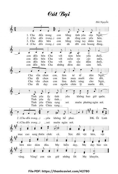 Cát bụi - Hải Nguyễn - trang 1