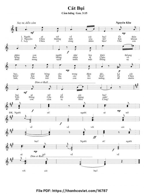 Cát bụi - Nguyên Kha - trang 1
