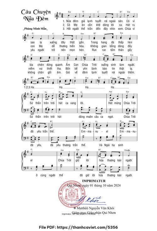 Câu chuyện nửa đêm - Phùng Minh Mẫn - trang 1
