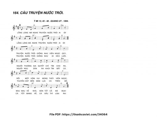 Câu chuyện Nước Trời - Lm. Quang Uy - trang 1