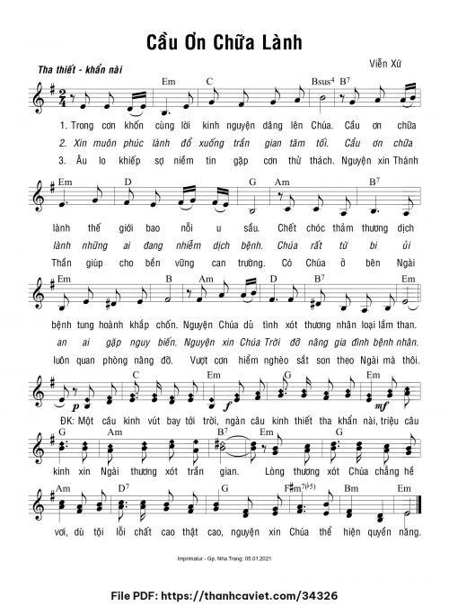 Cầu ơn chữa lành - Viễn Xứ - trang 1
