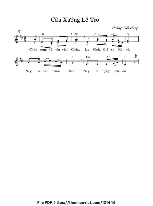 Câu xướng Lễ Tro - hvh - trang 1