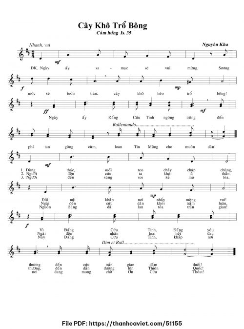 Cây khô trổ bông - Nguyên Kha - trang 1