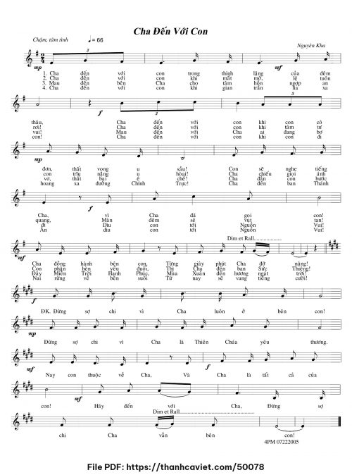 Cha đến với con - Nguyên Kha - trang 1