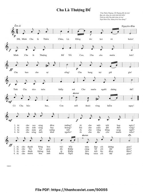 Cha là Thượng Đế - Nguyên Kha - trang 1