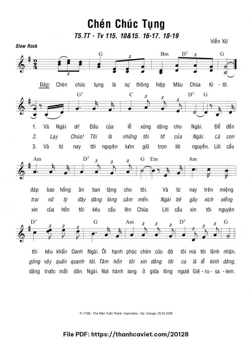 Chén chúc tụng - Viễn Xứ - trang 1