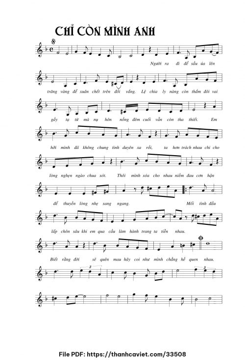 Chỉ còn mình anh - Chưa biết - trang 1