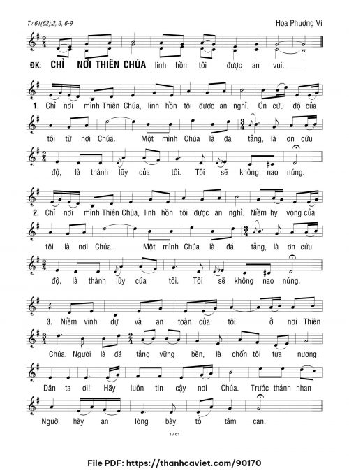 Chỉ nơi Thiên Chúa - Tín Vy (Hoa Phượng Vi) - trang 1