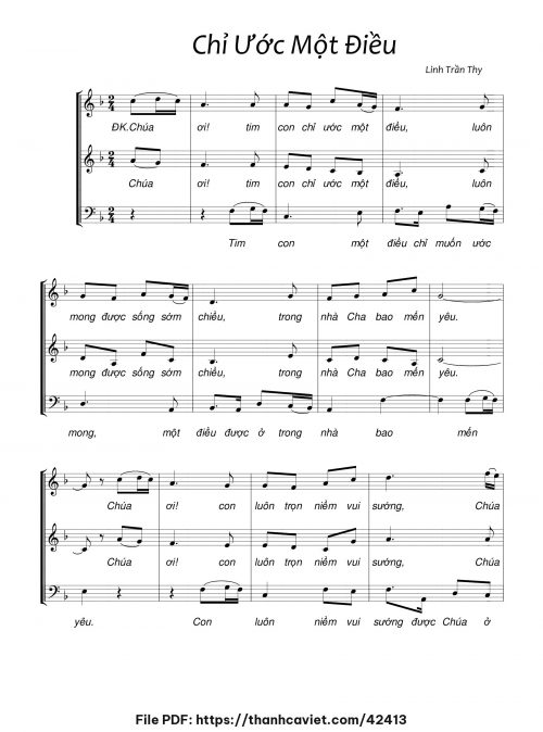 Chỉ ước một điều - Linh Trần Thy - trang 1