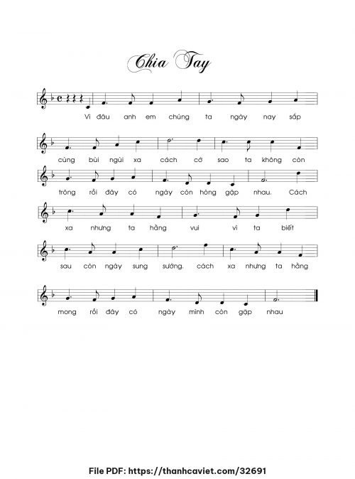 Chia tay - Chưa biết - trang 1