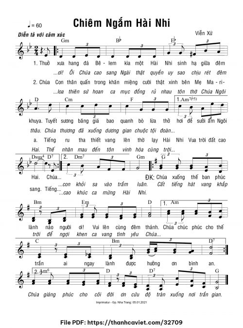 Chiêm ngắm Hài Nhi - Viễn Xứ - trang 1