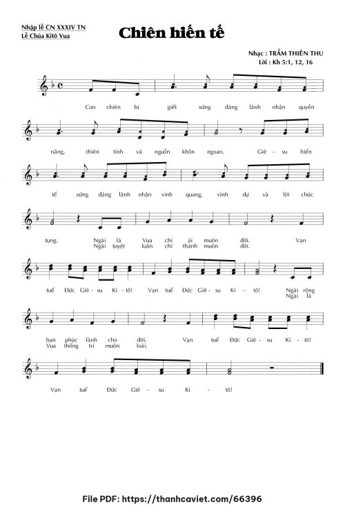 Chiên hiến tế - Trầm Thiên Thu - trang 1