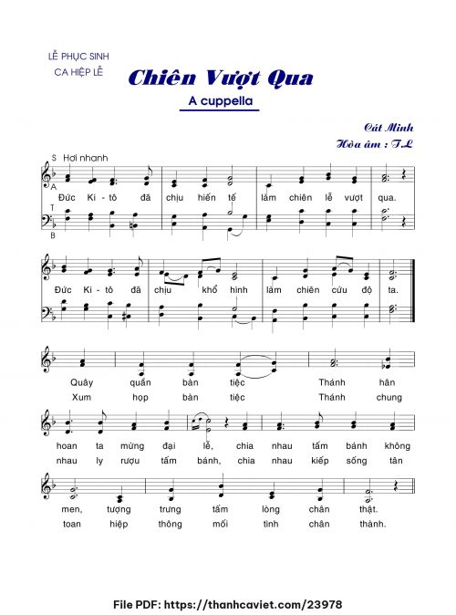Chiên Vượt Qua - Tiến Linh - trang 1