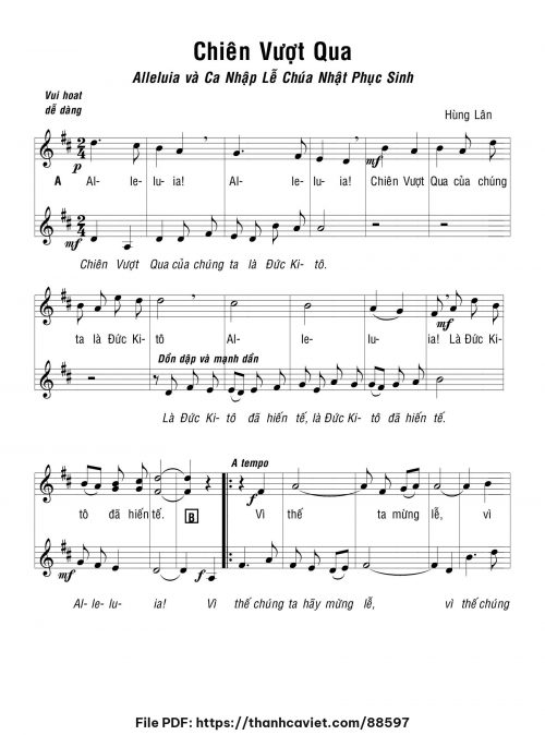 Chiên Vượt Qua - Hùng Lân - trang 1
