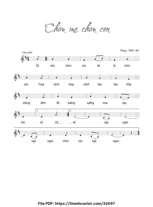 Chim mẹ chim con - Đặng Nhất Mai - trang 1