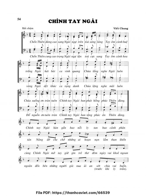 Chính tay Ngài - Viết Chung - trang 1