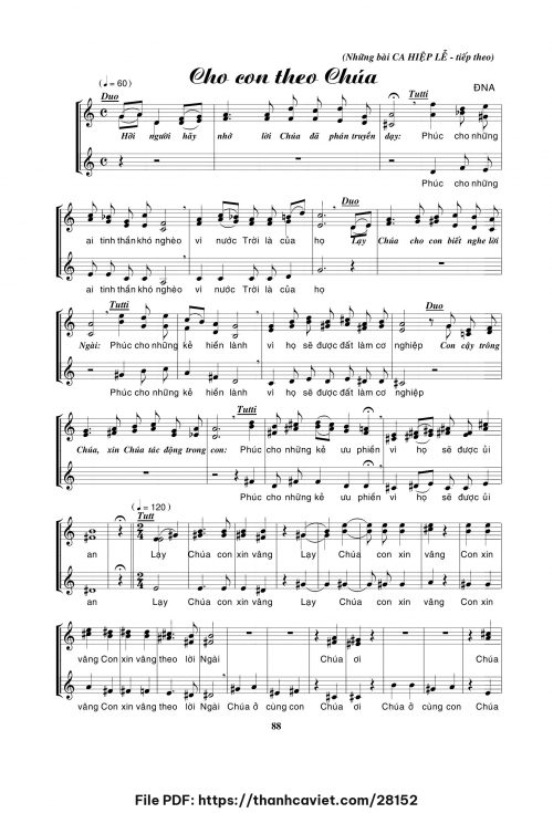 Cho con theo Chúa - Đặng Ngọc Ẩn - trang 1
