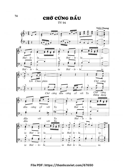 Chớ cứng đầu - Viết Chung - trang 1