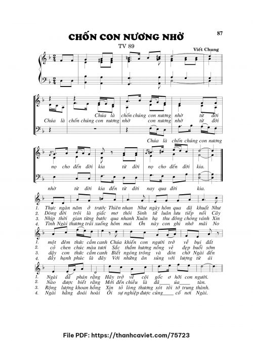 Chốn con nương nhờ - Viết Chung - trang 1