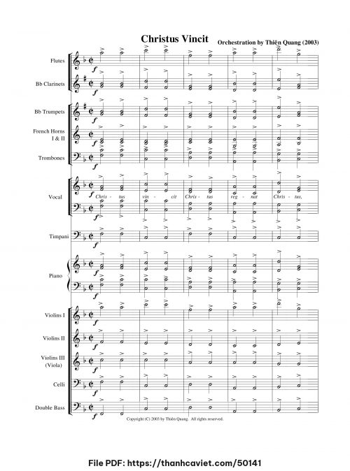 Christus Vincit - Thiên Quang - trang 1
