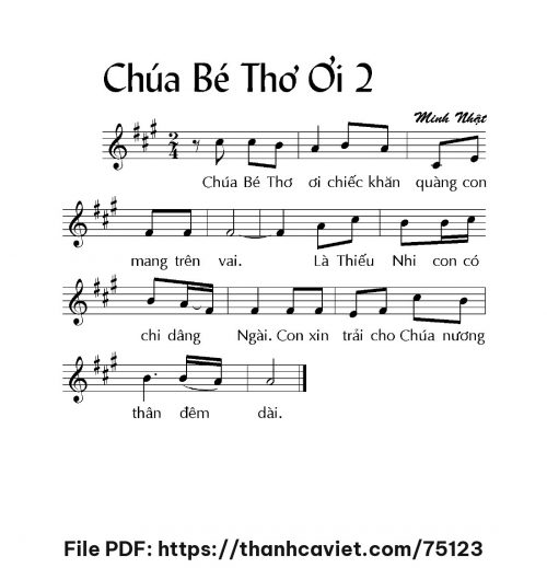 Chúa Bé Thơ Ơi 2 - Minh Nhật - trang 1