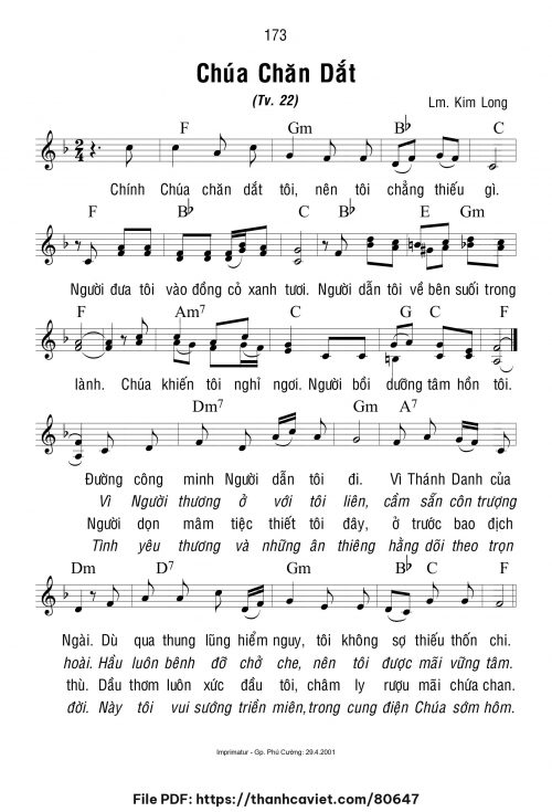 Chúa chăn dắt 3 - Lm. Kim Long - trang 1