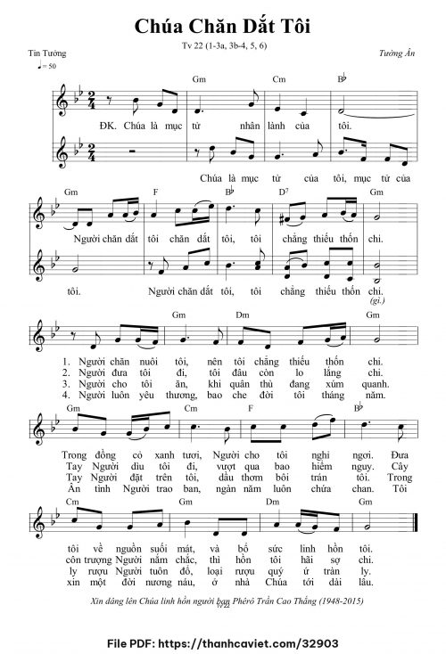 Chúa chăn dắt tôi - Tường Ân - trang 1