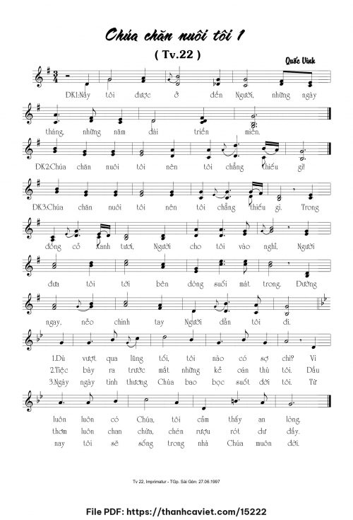 Chúa chăn nuôi tôi 1 - Quốc Vinh - trang 1