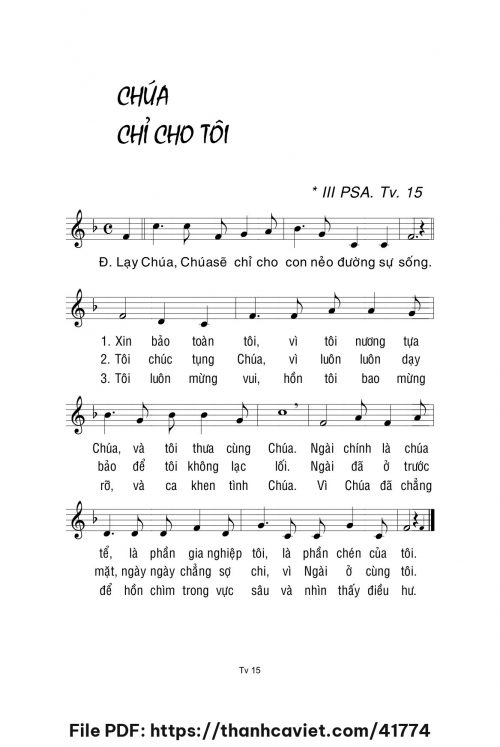 Chúa chỉ cho tôi - Lm. La Thập Tự - trang 1