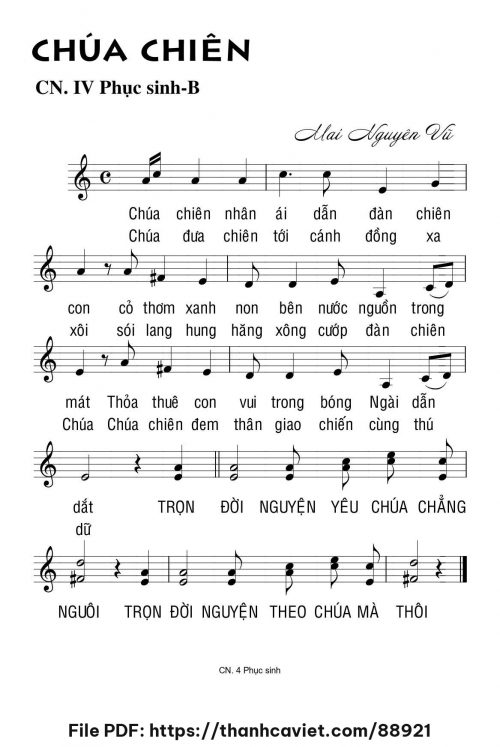 Chúa chiên - Mai Nguyên Vũ - trang 1