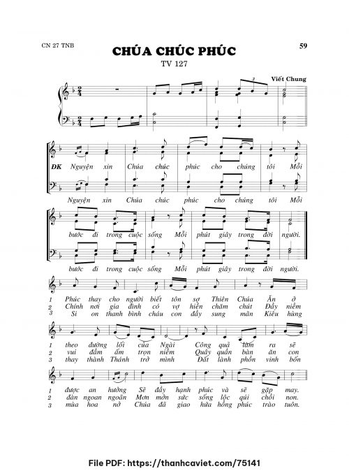 Chúa chúc phúc - Viết Chung - trang 1