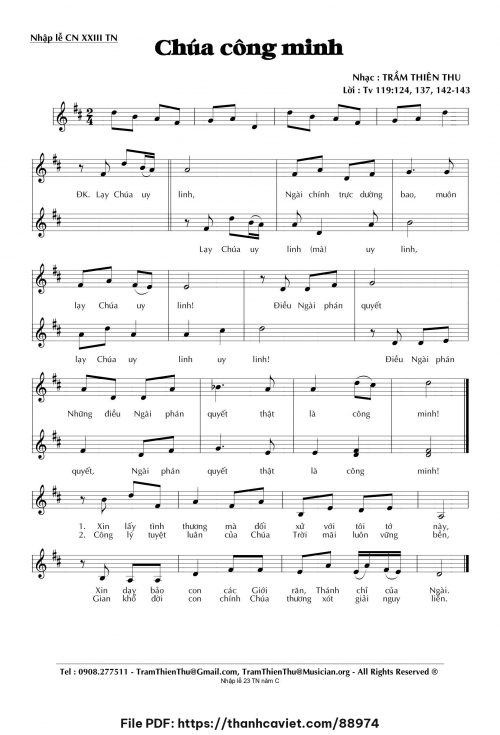 Chúa công minh - Trầm Thiên Thu - trang 1