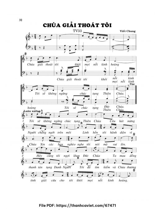 Chúa đã giải thoát - Viết Chung - trang 1