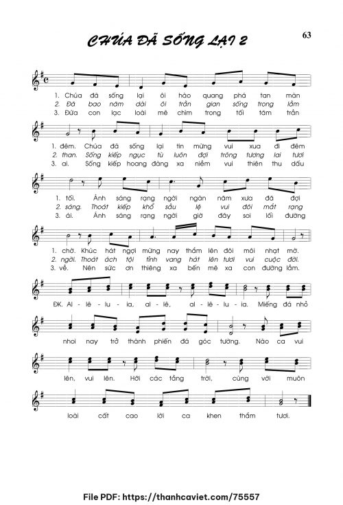 Chúa đã sống lại 2 - Ngọc Kôn - trang 1