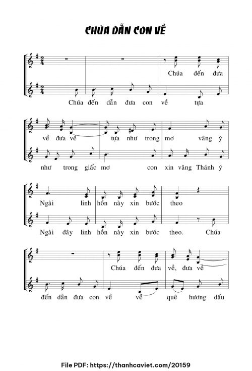 Chúa dẫn con về - Chưa biết - trang 1