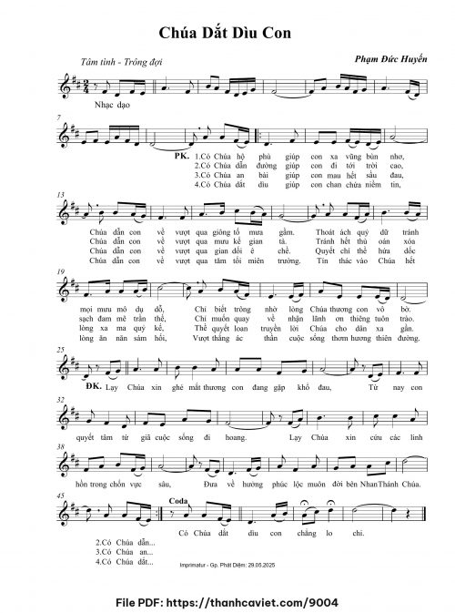 Chúa dắt dìu con - Phạm Đức Huyến - trang 1