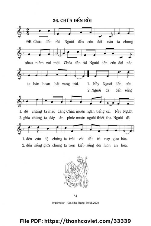 Chúa đến rồi - Lm. Mi Trầm - trang 1