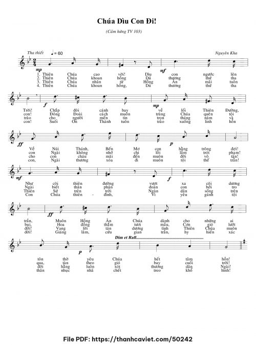 Chúa dìu con đi - Nguyên Kha - trang 1