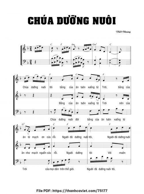 Chúa dưỡng nuôi - Viết Chung - trang 1