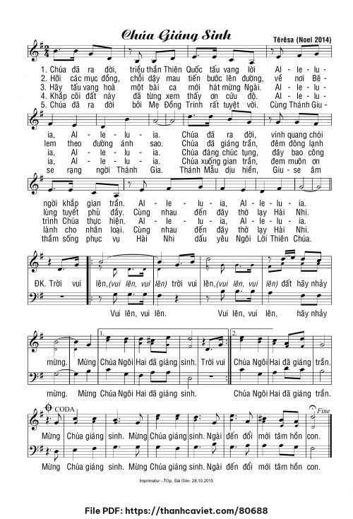 Chúa Giáng Sinh - Sr. Têrêsa - trang 1