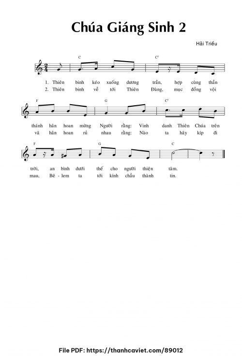 Chúa Giáng Sinh 2 - Hải Triều - trang 1