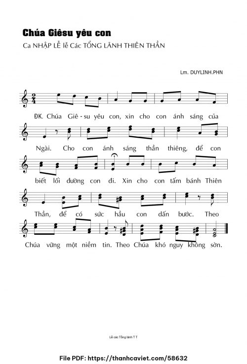 Chúa Giêsu yêu con - Lm. DUYLINH.PHN - trang 1