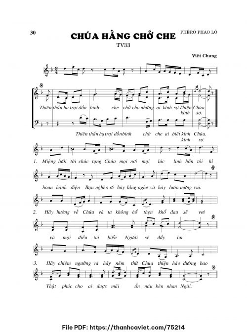 Chúa hằng chở che - Viết Chung - trang 1