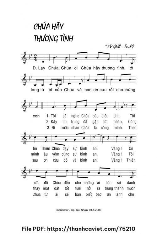 Chúa hãy thương tình - Lm. La Thập Tự - trang 1