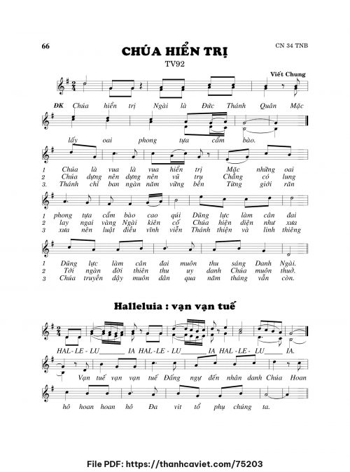 Chúa hiển tri - Viết Chung - trang 1