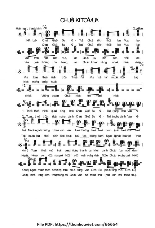 Chúa Kitô Vua - Lm. Quý Báu - trang 1