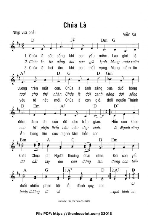 Chúa là 1 - Viễn Xứ - trang 1