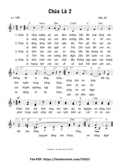 Chúa là 2 - Viễn Xứ - trang 1